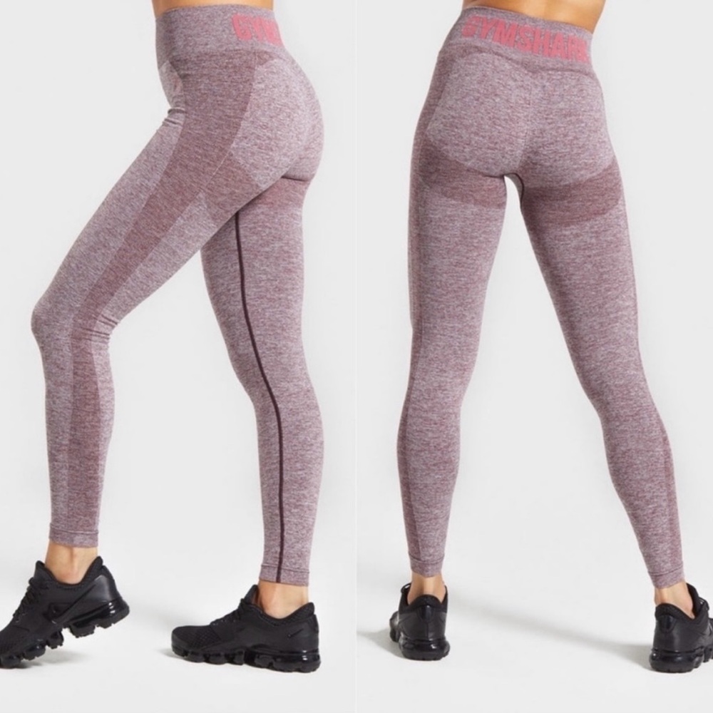 Gymshark Flex High Waisted Leggings - Berry/Rose